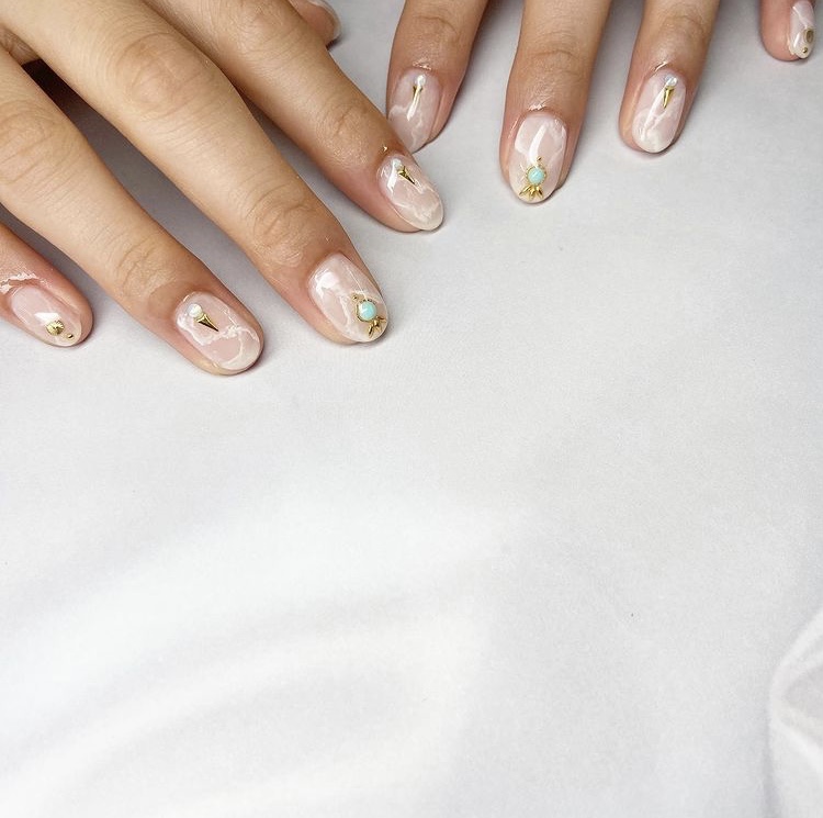 30 Marble Nails That Are Classy & Timeless