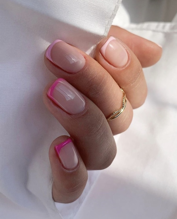 Ombre Nails Ideas For Short And Long Nails - Ice Cream Whispers Clara