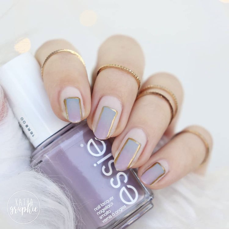 Ombre Nails Ideas For Short And Long Nails - Ice Cream Whispers Clara
