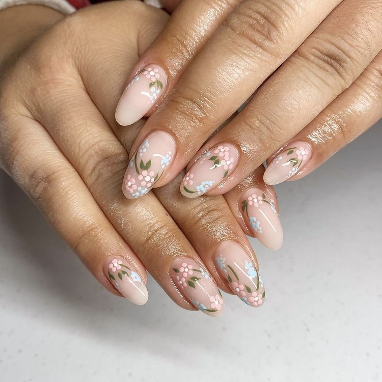 Kawaii nail art ideas for spring