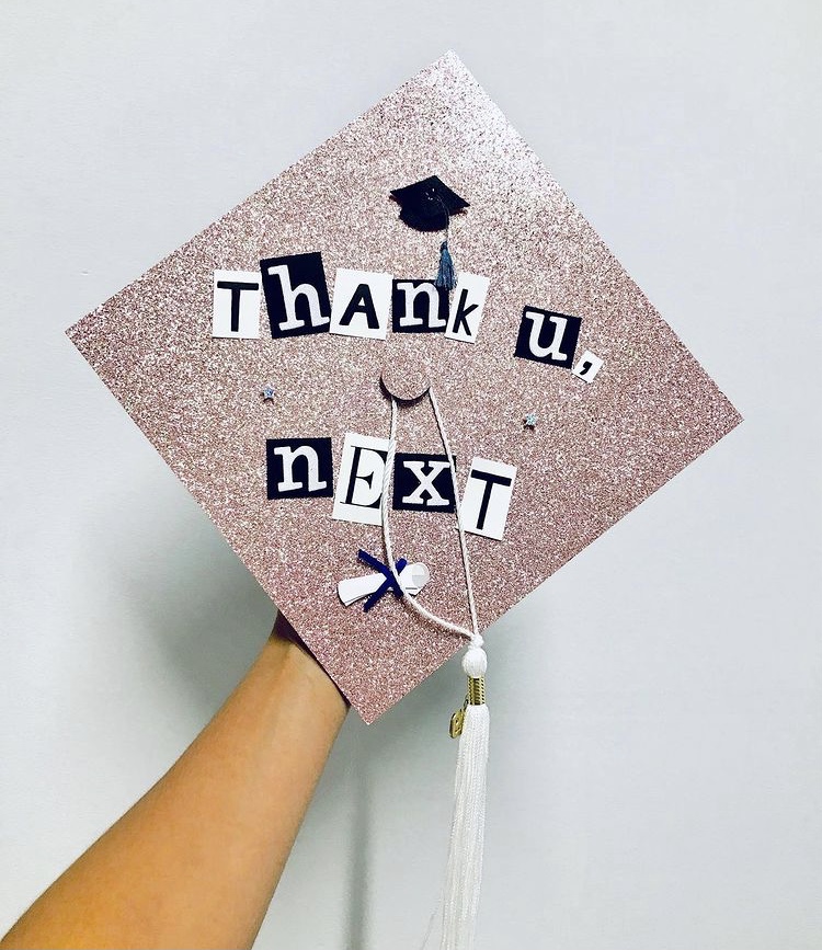 Girliest Graduation cap ideas, themes and quotes! - Ice Cream whispers Clara