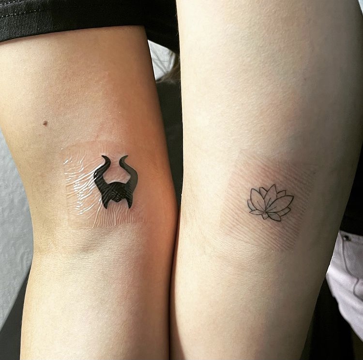 Matching Disney tattoo ideas