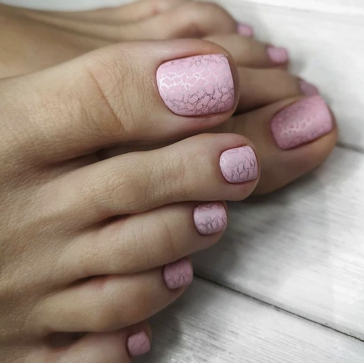 40+ Pink Toe Nail Art Design Ideas